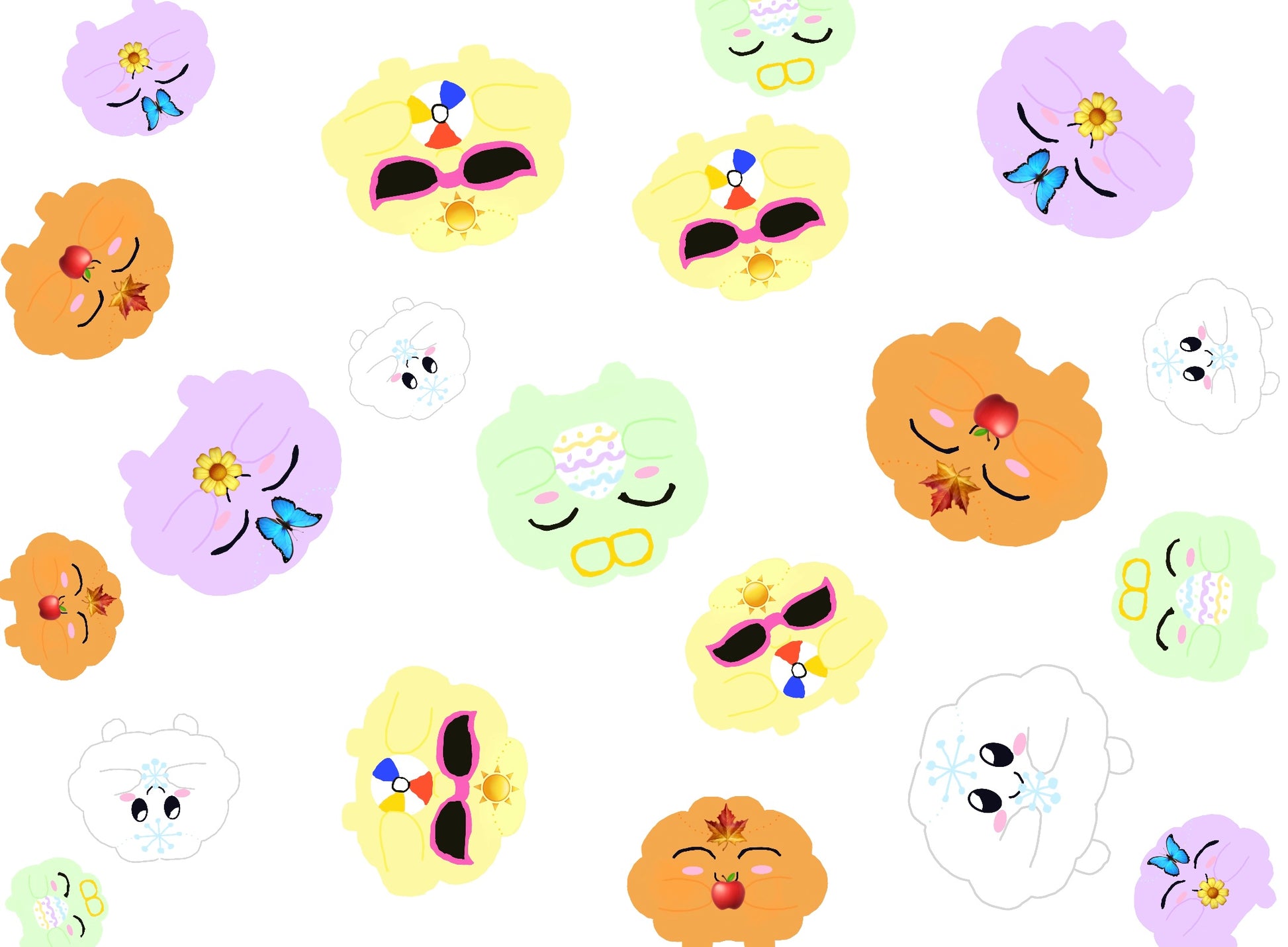 SEASONAL BUNCHES❤️(digital download)